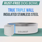 Coldest Dog Bowl 42oz - Coldest