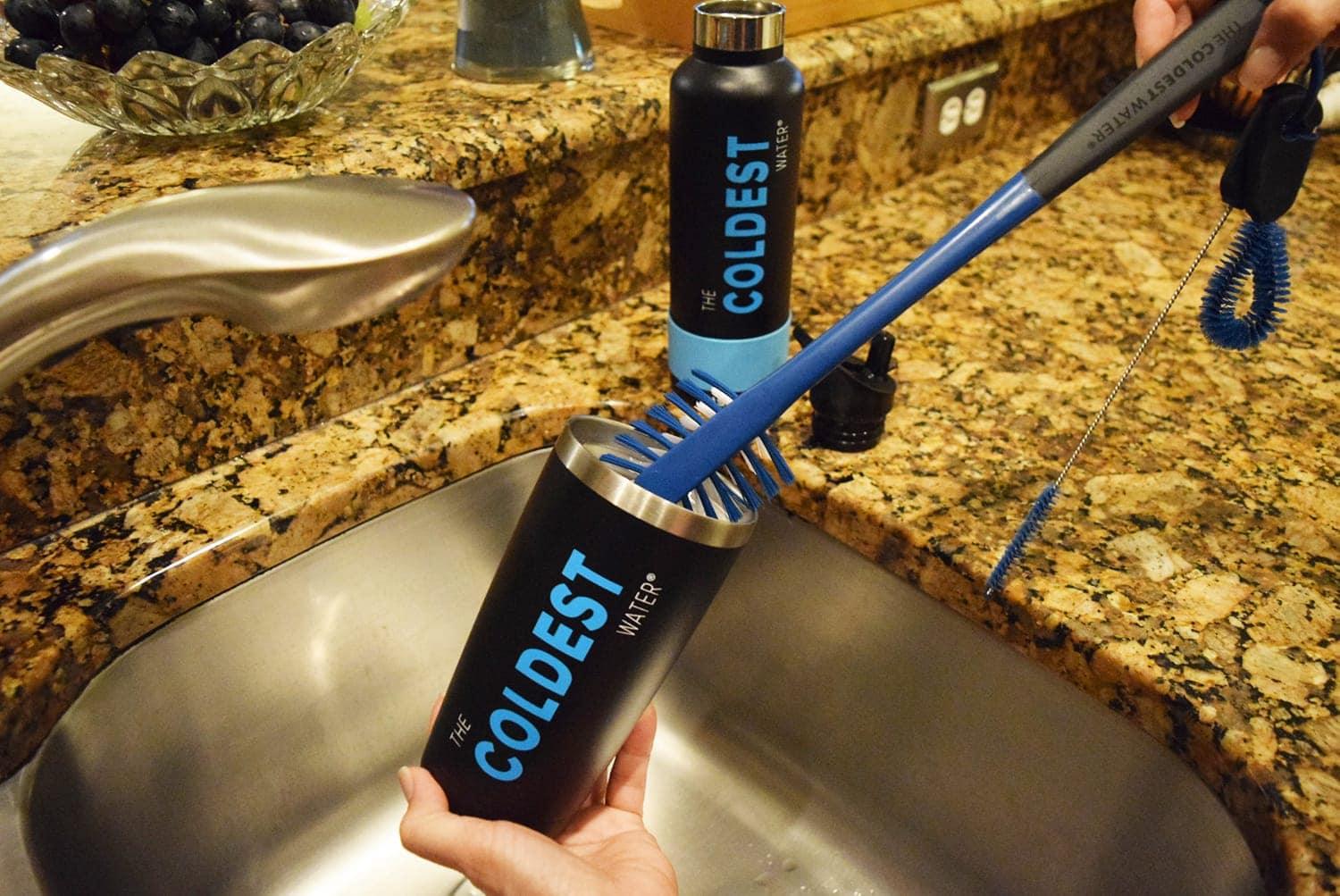 The Coldest Water Bottle Brush: 3 Tools in 1 - Coldest